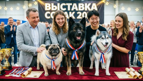 Выставка собак в Белгороде